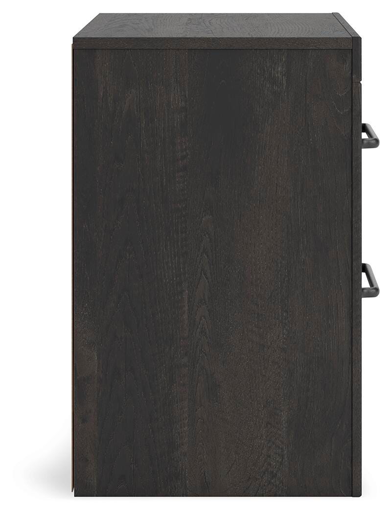Hollivern Panel Bed with Storage, Dresser, Mirror and Nightstand