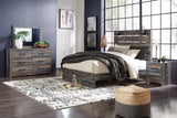 Drystan Panel Bed, Dresser, Mirror and 2 Nightstands