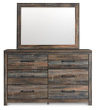 Drystan Panel Bed, Dresser and Mirror