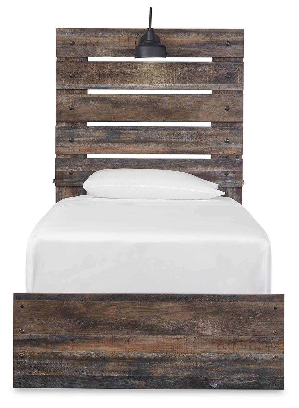 Drystan Panel Bed, Dresser and Mirror