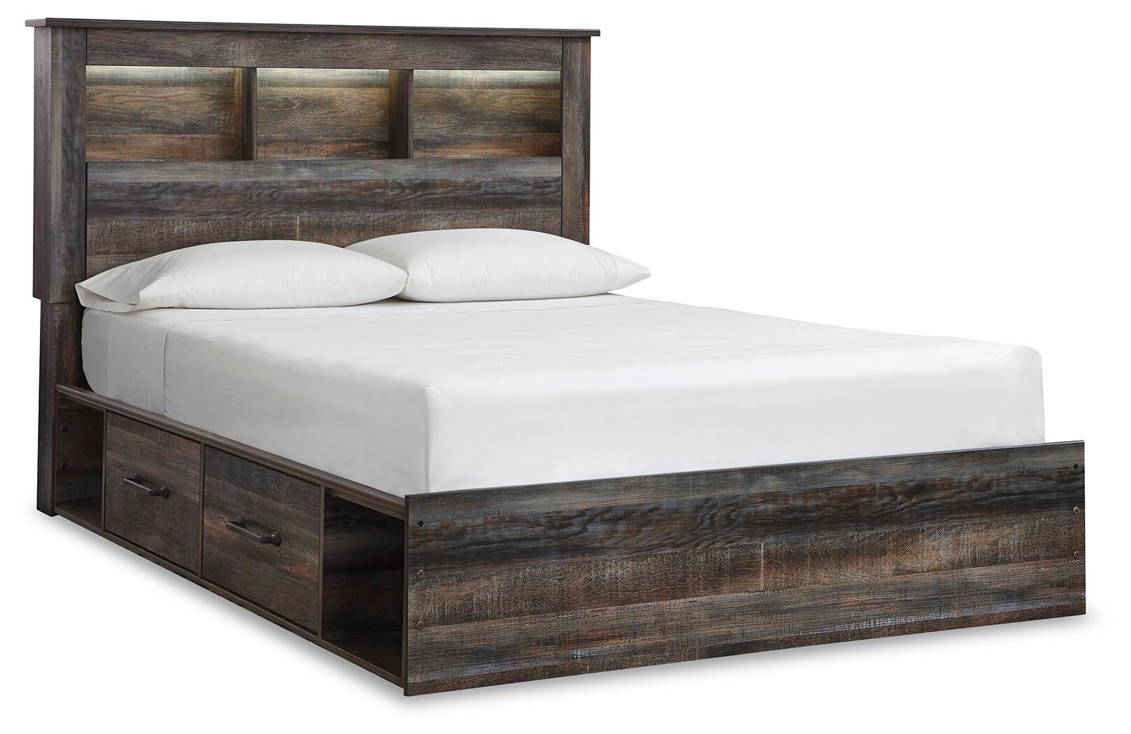 Drystan Bookcase Bed with 2 Storage Drawers