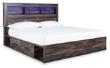 Drystan Panel Storage Bed, Dresser, Mirror and Nightstand
