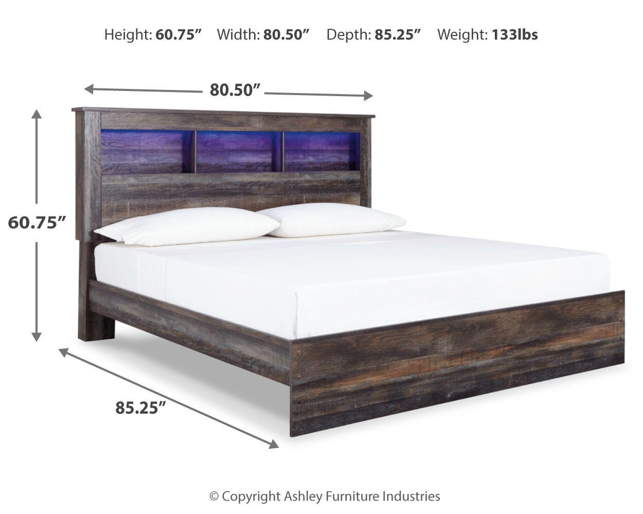 Drystan Bookcase Bed