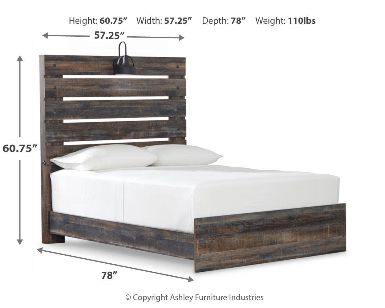 Drystan Panel Bed