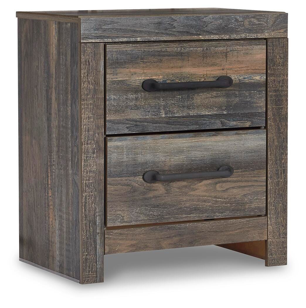 Drystan Panel Bed with Storage, Dresser and Mirror