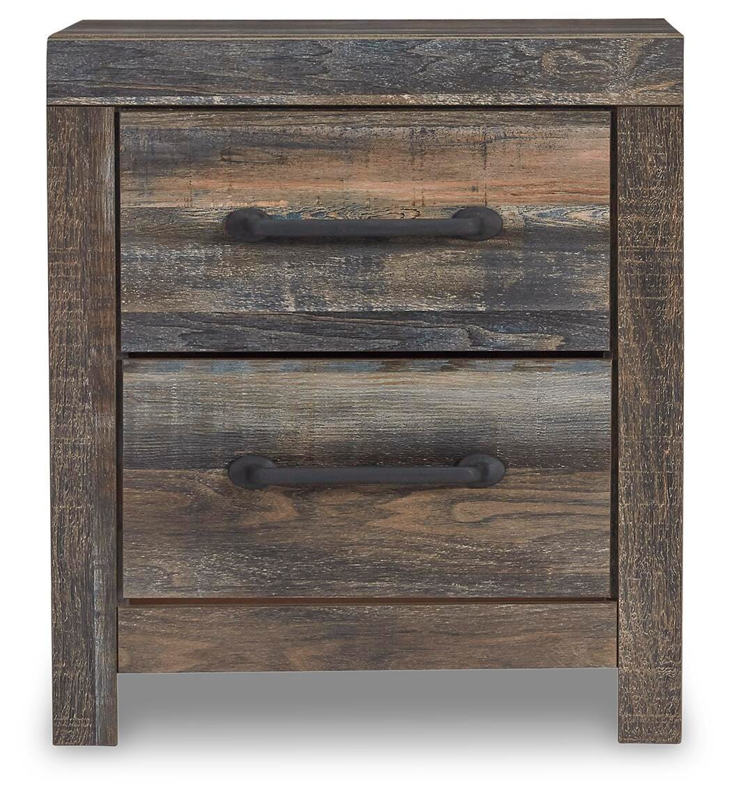 Drystan Panel Bed, Dresser, Mirror and 2 Nightstands