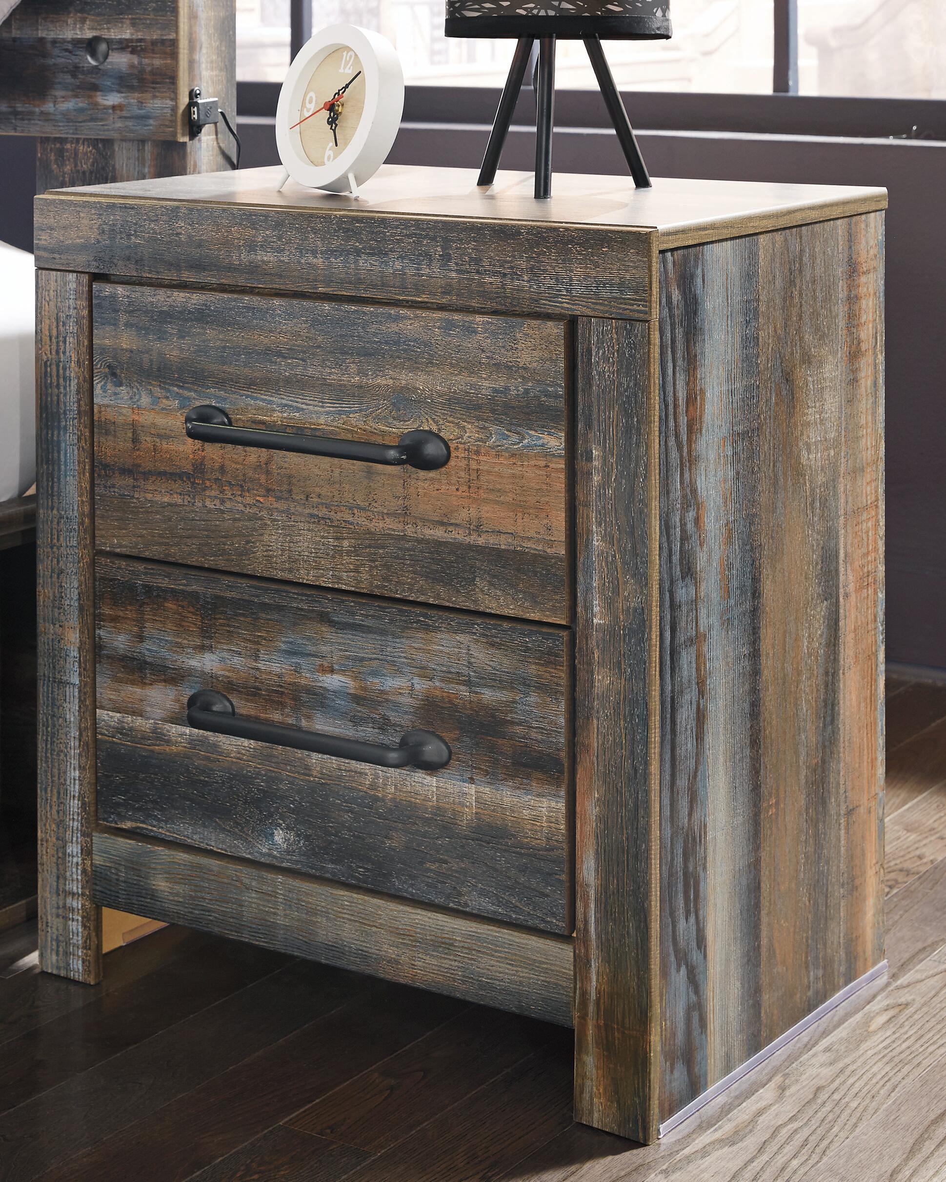 Drystan Bookcase Storage Bed, Dresser, Mirror and Nightstand