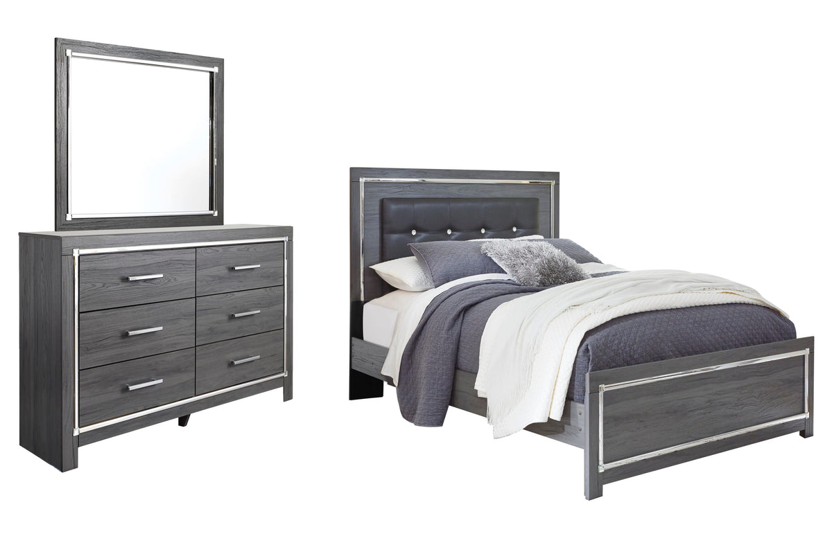 Lodanna Panel Bed, Dresser and Mirror