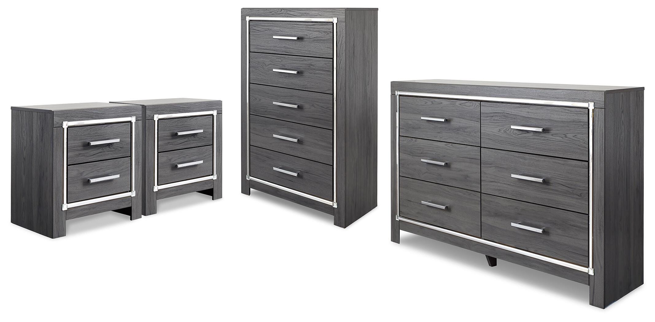 Lodanna Dresser, Chest and Nightstand