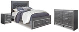 Lodanna Storage Bed, Dresser and Nightstand