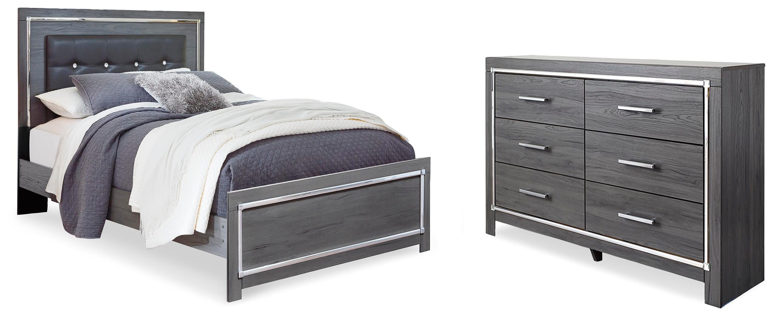 Lodanna Panel Bed with Dresser