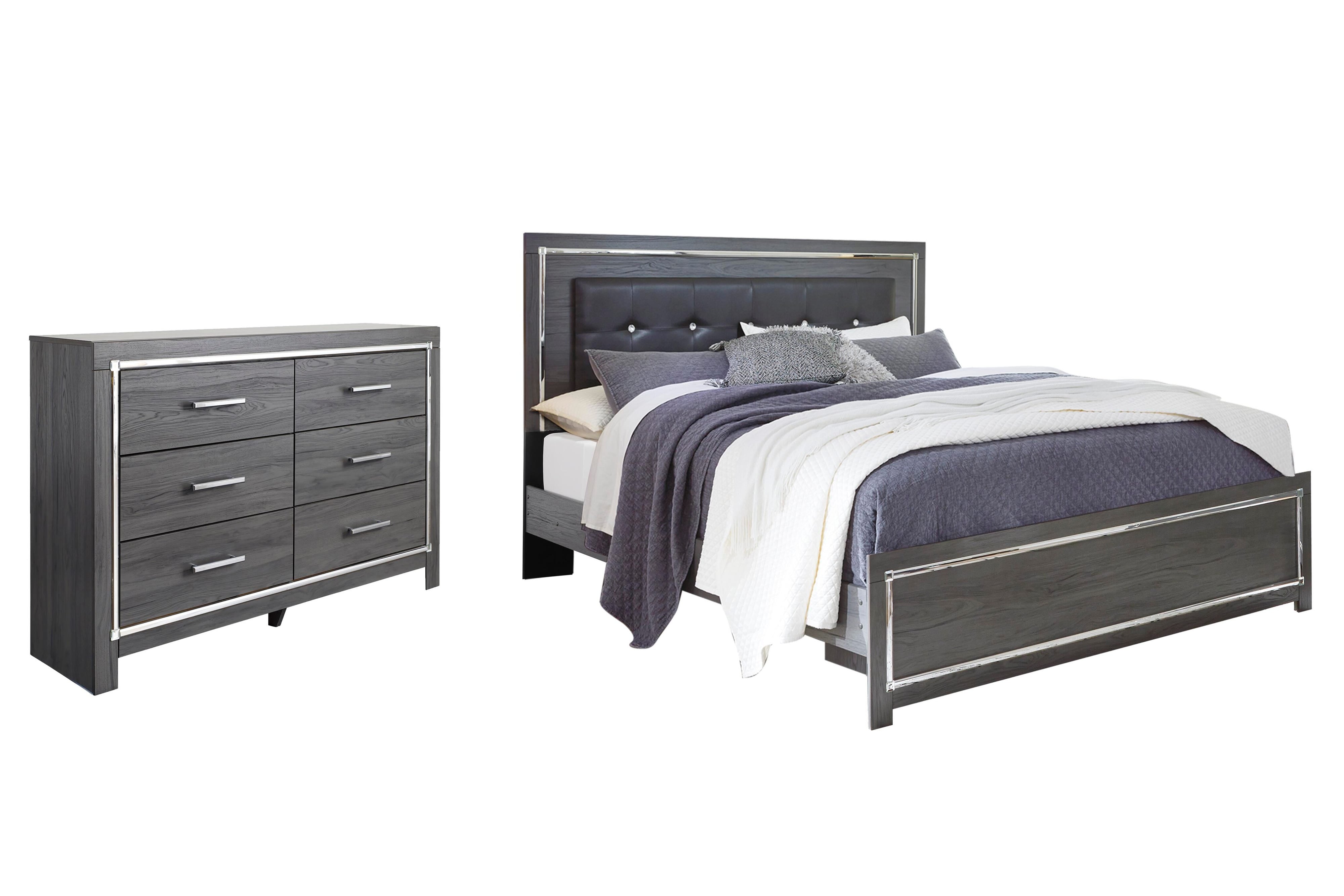 Lodanna Panel Bed with Dresser