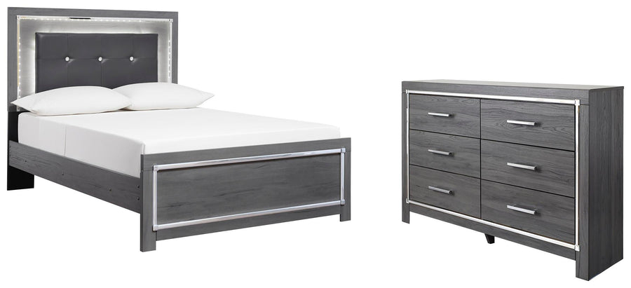 Lodanna Panel Bed with Dresser
