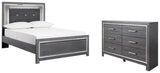 Lodanna Panel Bed with Dresser