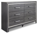 Lodanna Upholstered Panel Bed, Dresser, Chest and 2 Nightstands