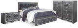 Lodanna Storage Bed, 2 Chests and 2 Nightstands