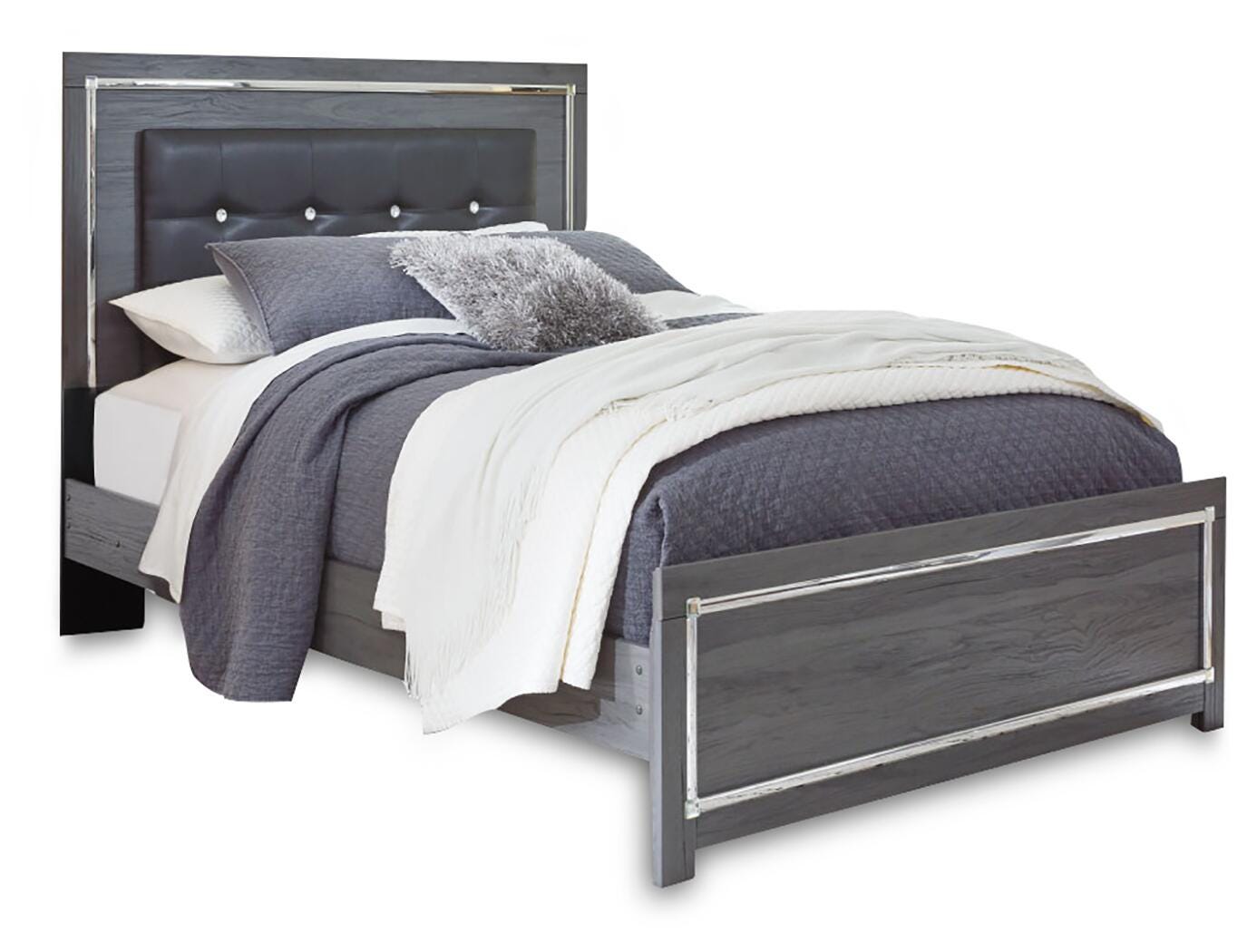 Lodanna Panel Bed, Dresser and Mirror