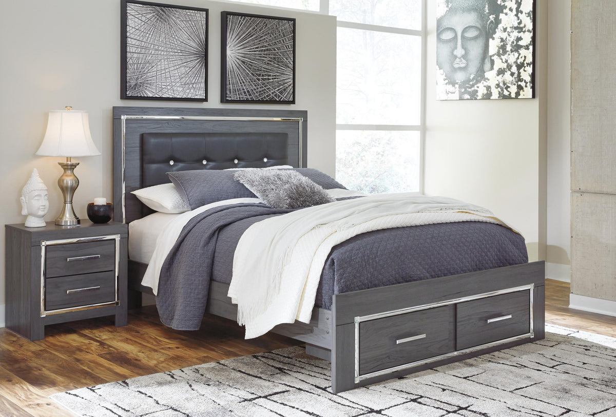 Lodanna Storage Bed and Nightstand
