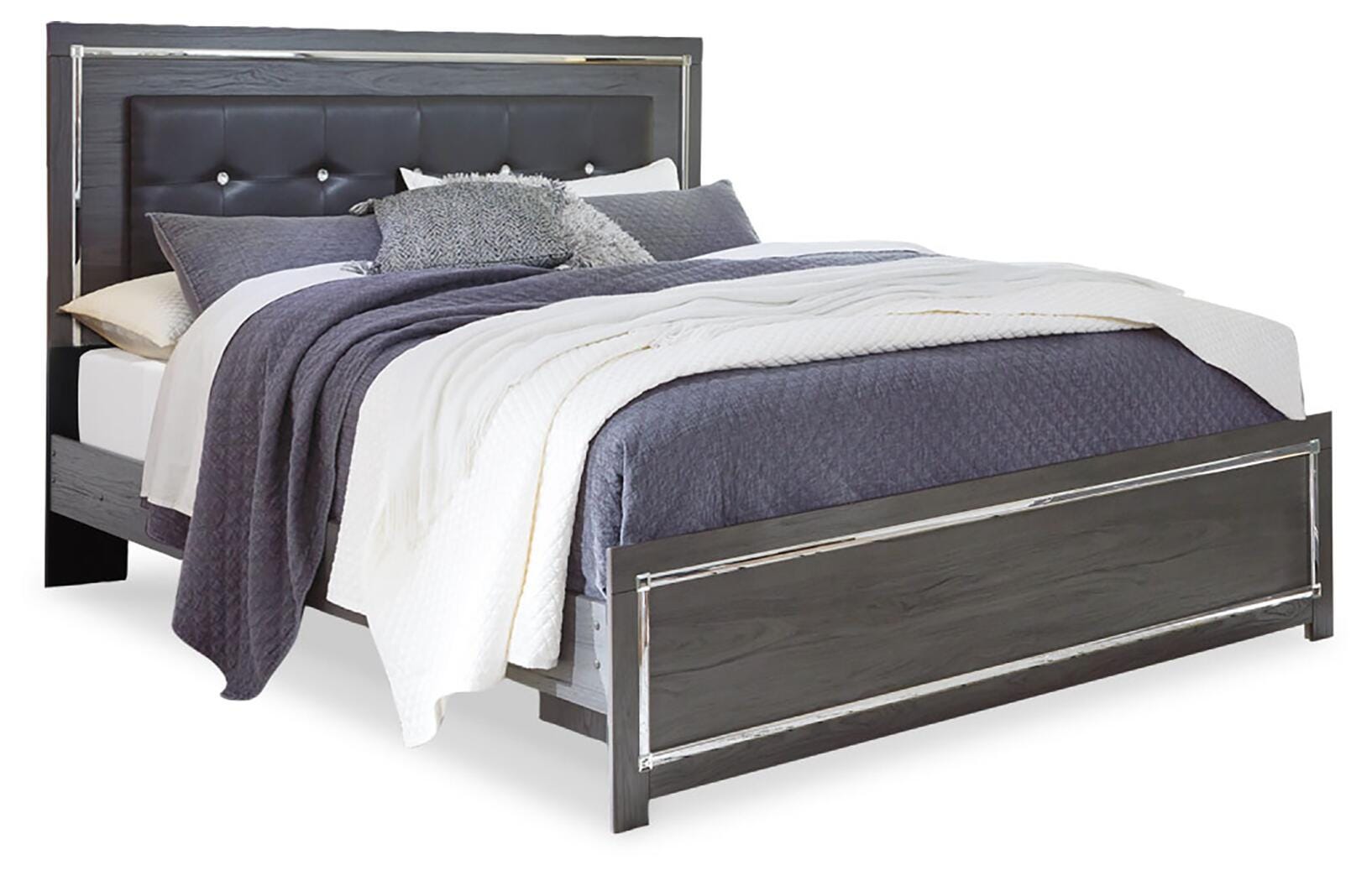 Lodanna Panel Bed, Dresser, Mirror, Chest and Nightstand