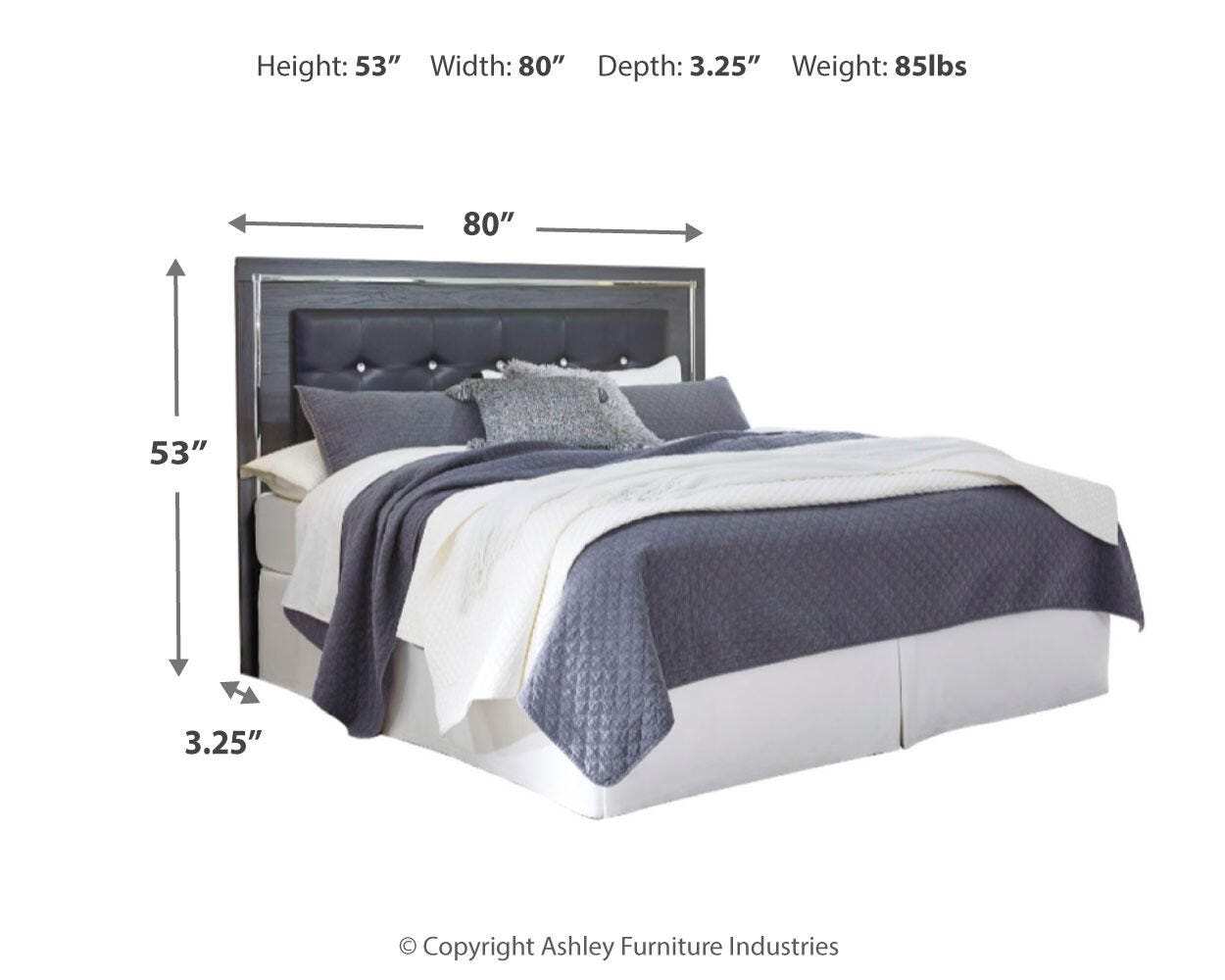 Lodanna /Cal Panel Headboard, Dresser and Nightstand