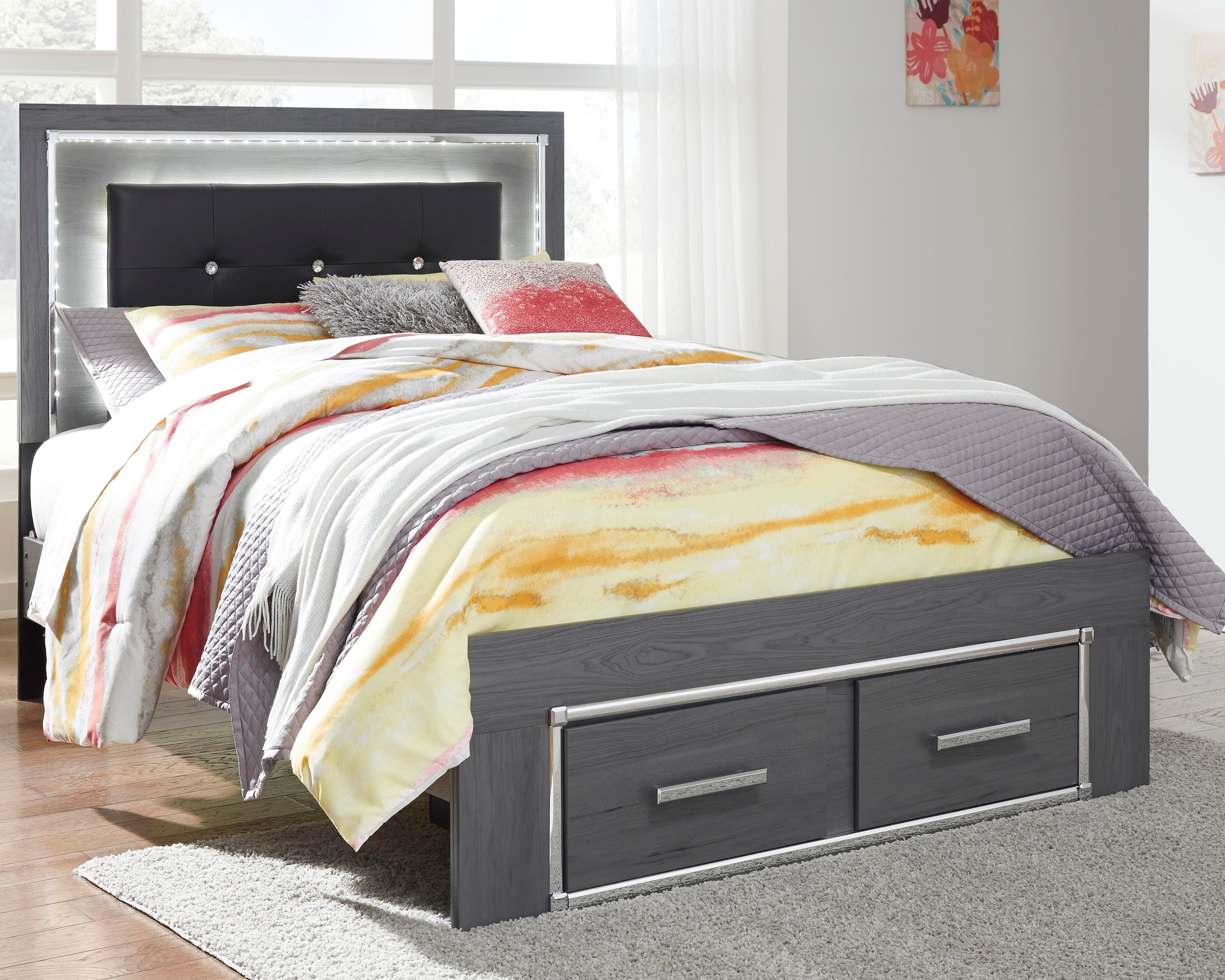 Lodanna Storage Bed, Chest and Nightstand