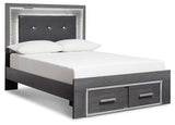 Lodanna Upholstered Panel Storage Bed and Chest