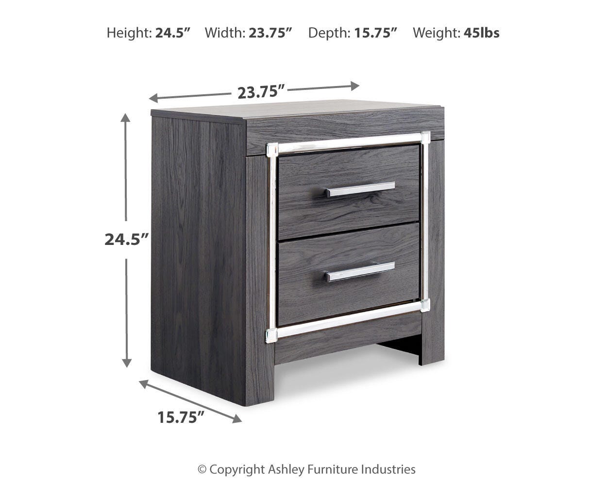 Lodanna Storage Bed and Nightstand