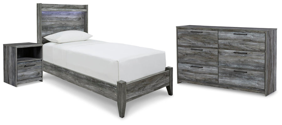Baystorm Panel Bed, Dresser and Nightstand