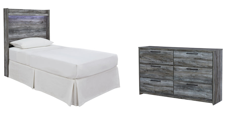 Baystorm Panel Headboard with Dresser