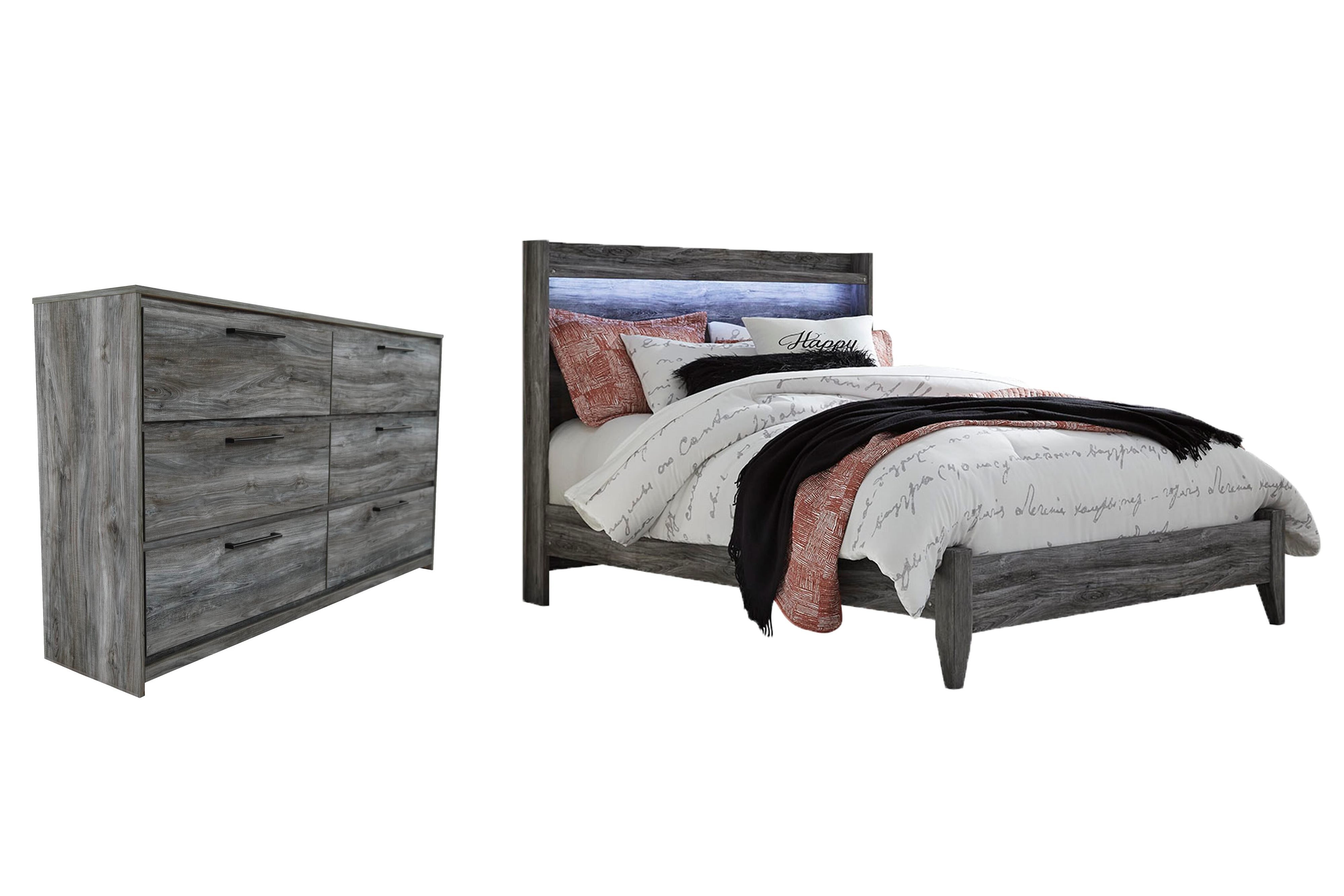 Baystorm Panel Bed and Dresser