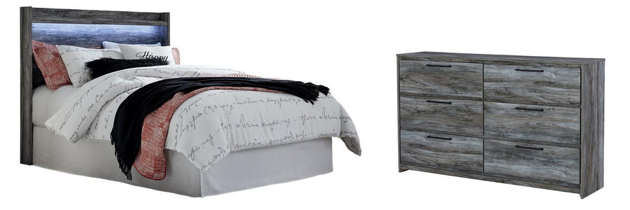 Seagrant Panel Headboard with Dresser