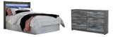Seagrant Panel Headboard with Dresser