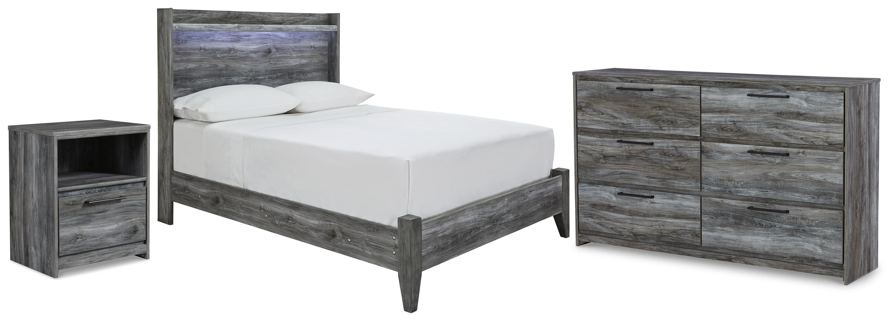 Baystorm Panel Bed, Dresser and Nightstand