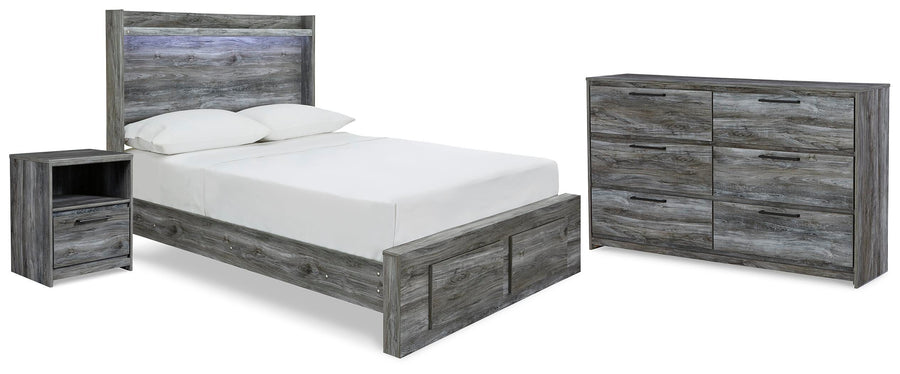 Baystorm Panel Storage Bed, Dresser and Nightstand