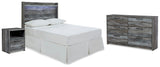 Baystorm Panel Headboard, Dresser and Nightstand
