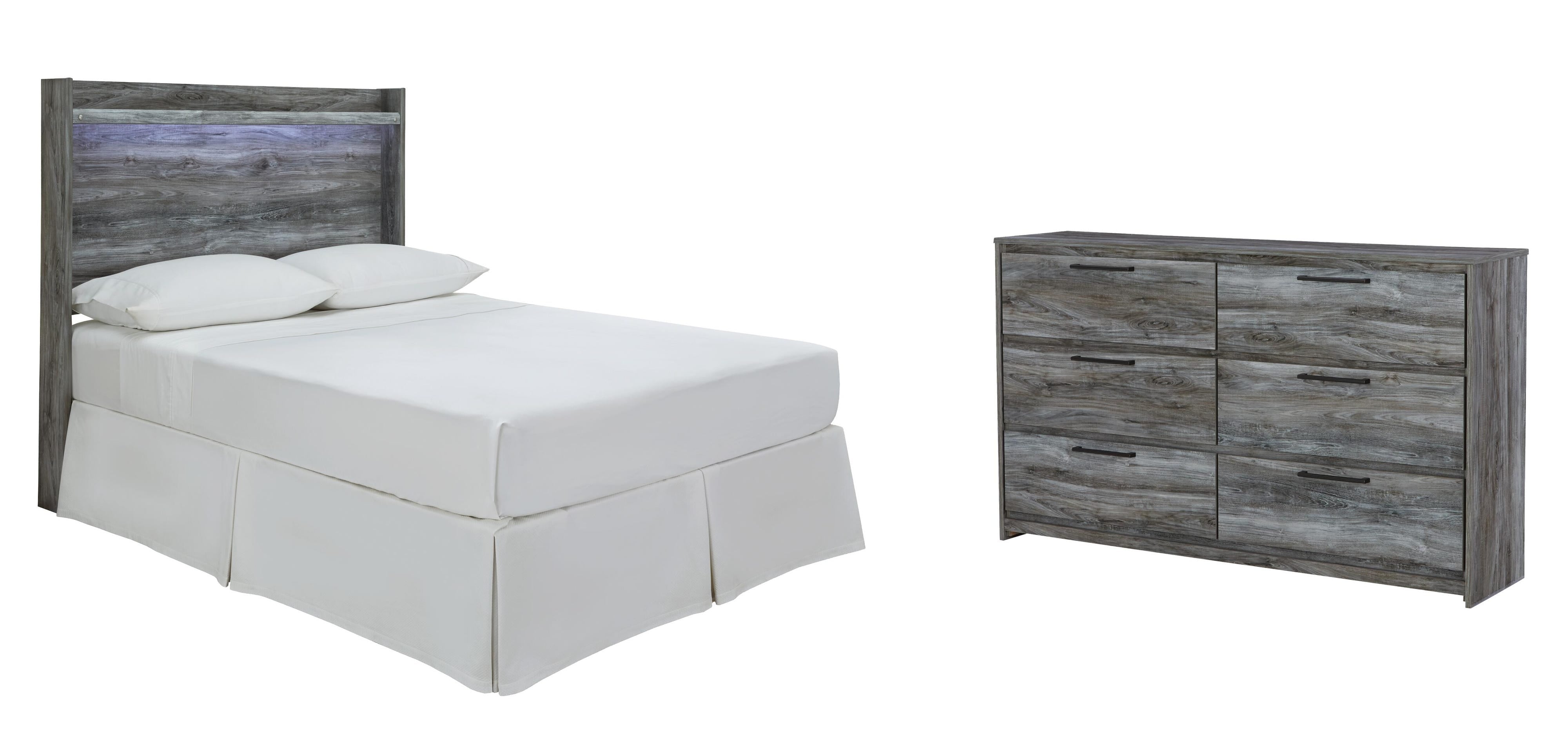 Baystorm Panel Headboard with Dresser
