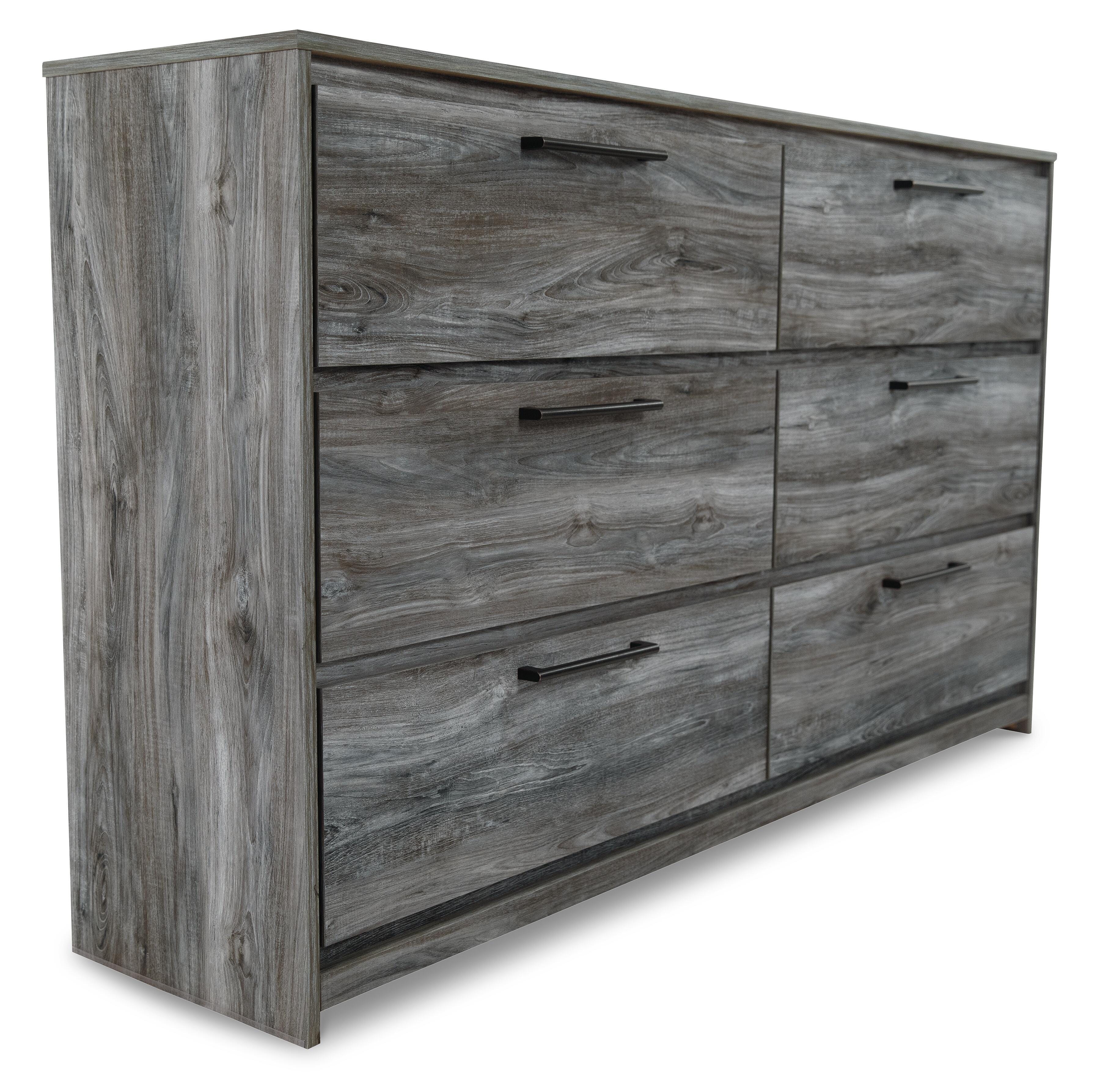 Baystorm Panel Bed with 2 Storage Drawers and Dresser