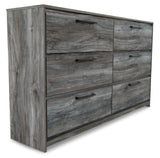 Baystorm Panel Bed with 6 Storage Drawers with Dresser