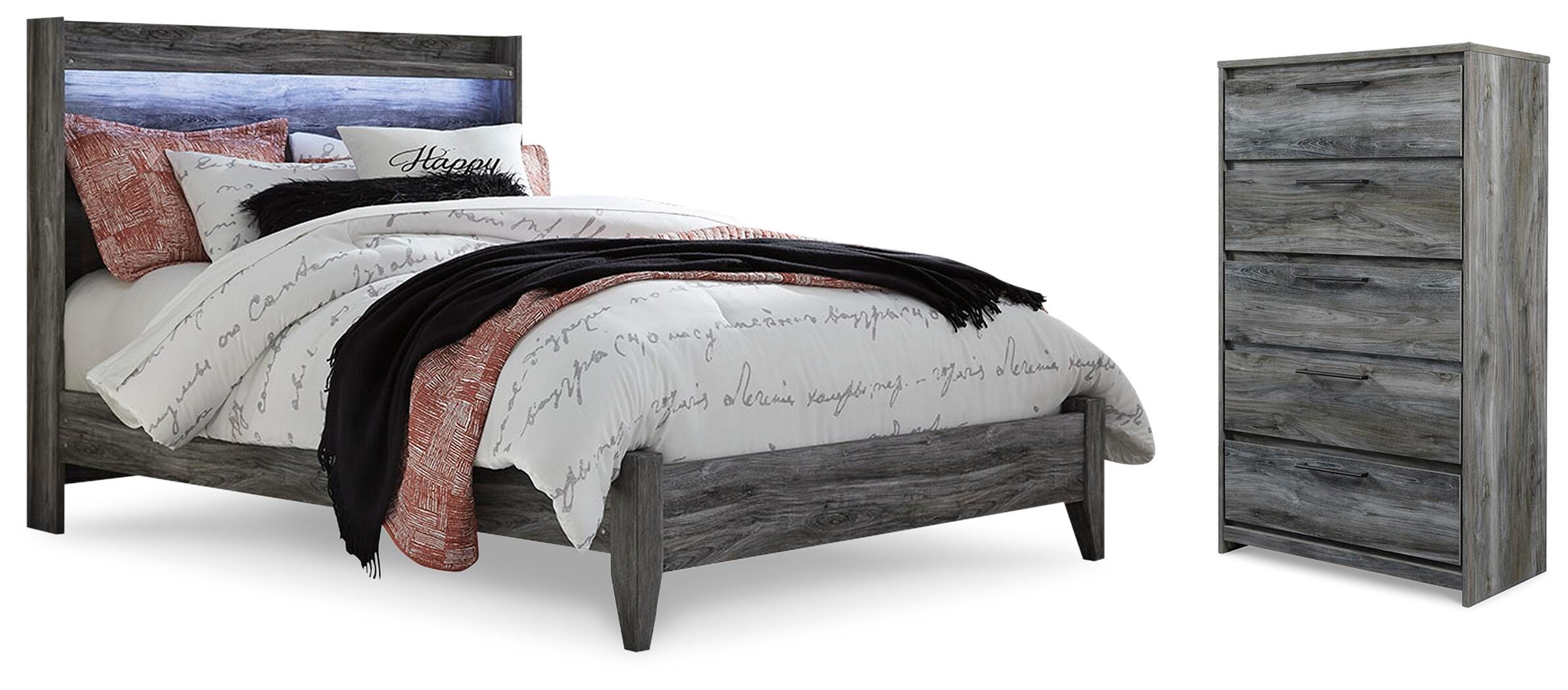 Baystorm Panel Bed and Chest