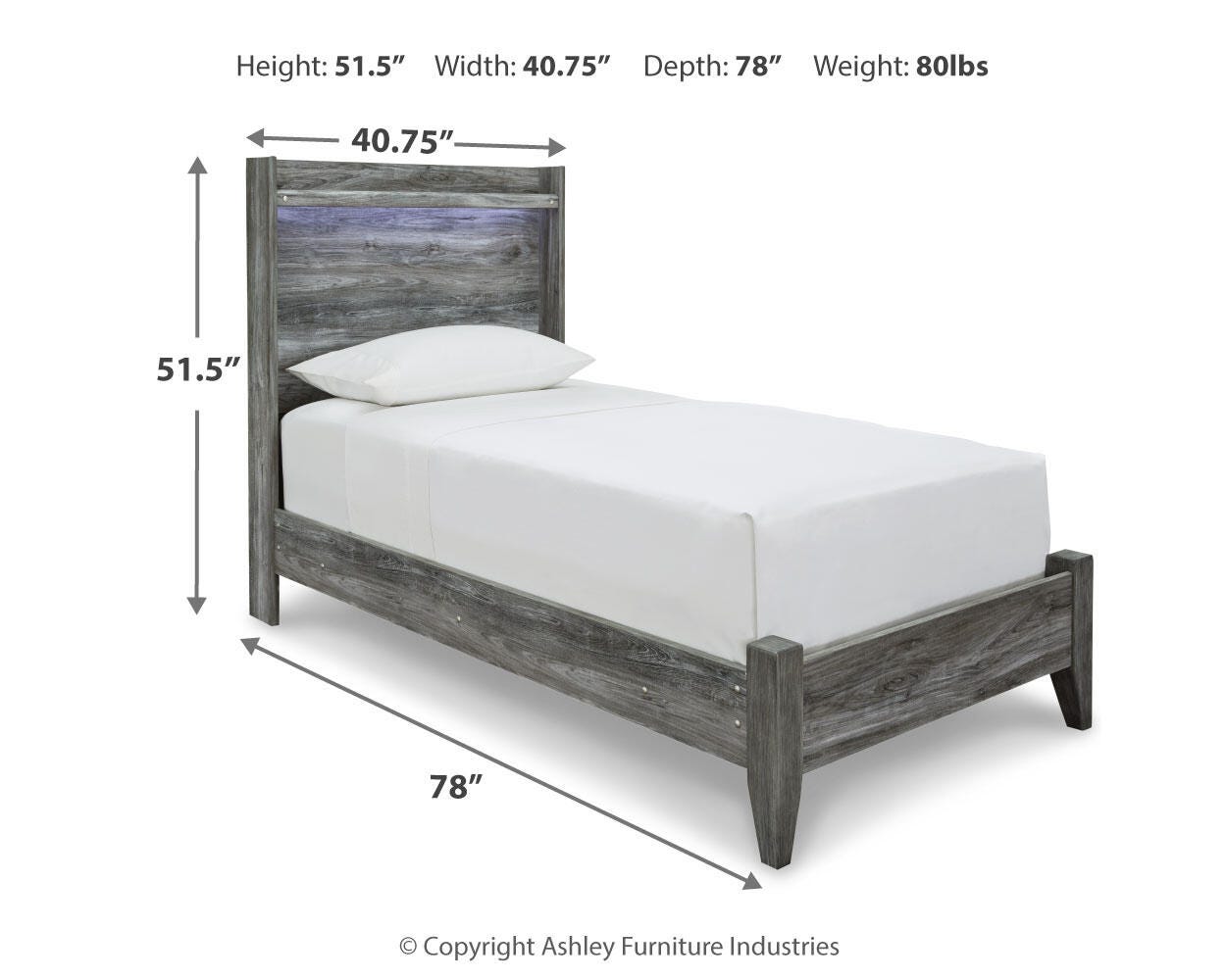 Baystorm Panel Bed, Dresser, Mirror and Chest