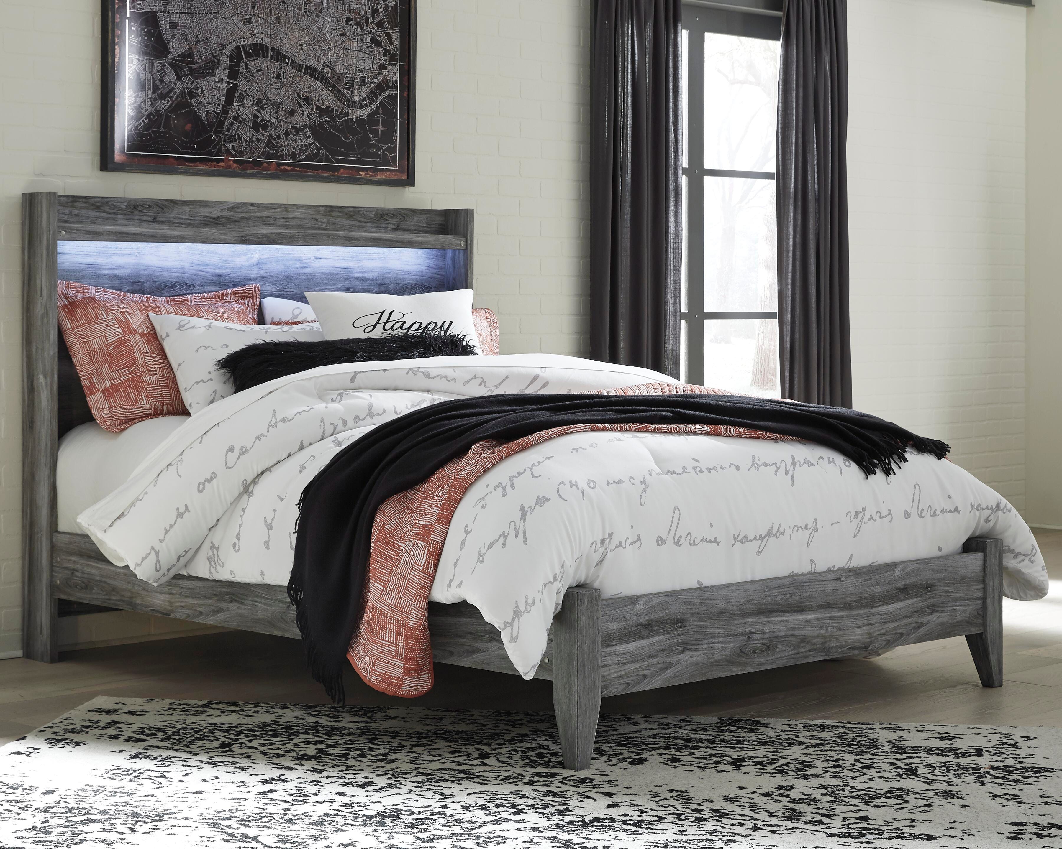 Baystorm Panel Bed, Dresser, Mirror, Chest and Nightstand