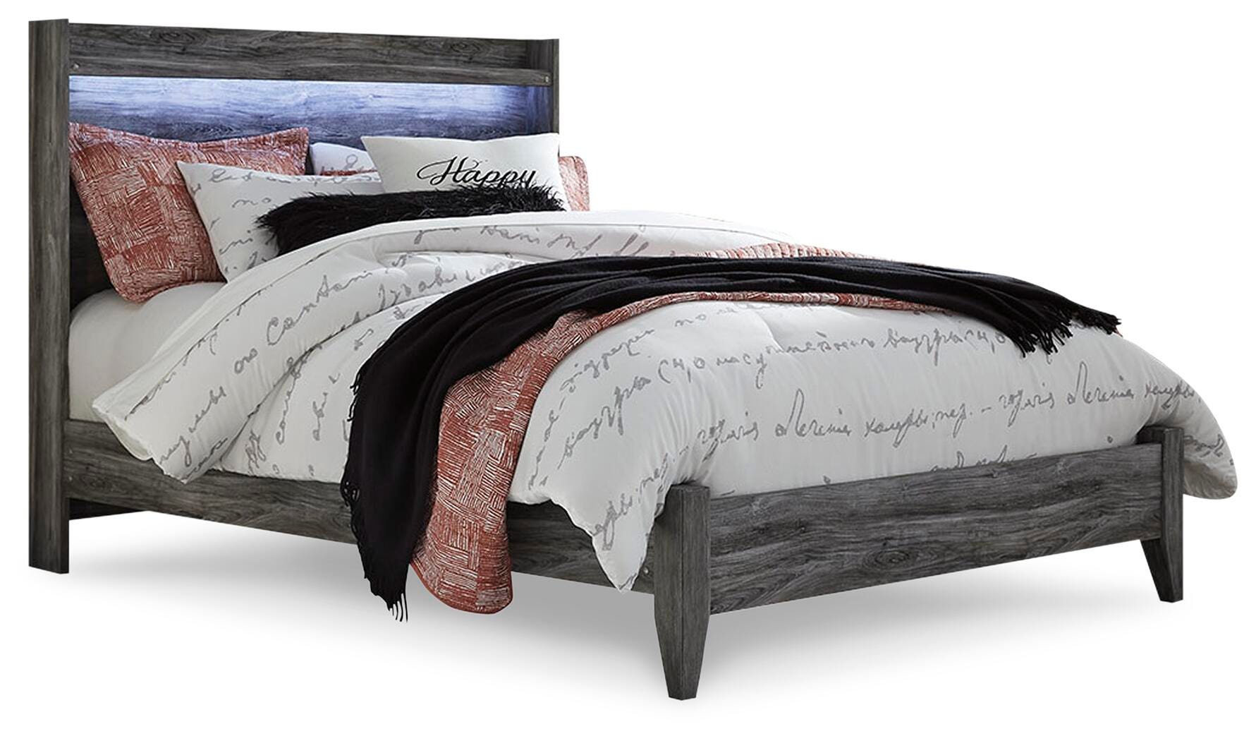 Baystorm Panel Bed, Dresser, Mirror, Chest and Nightstand