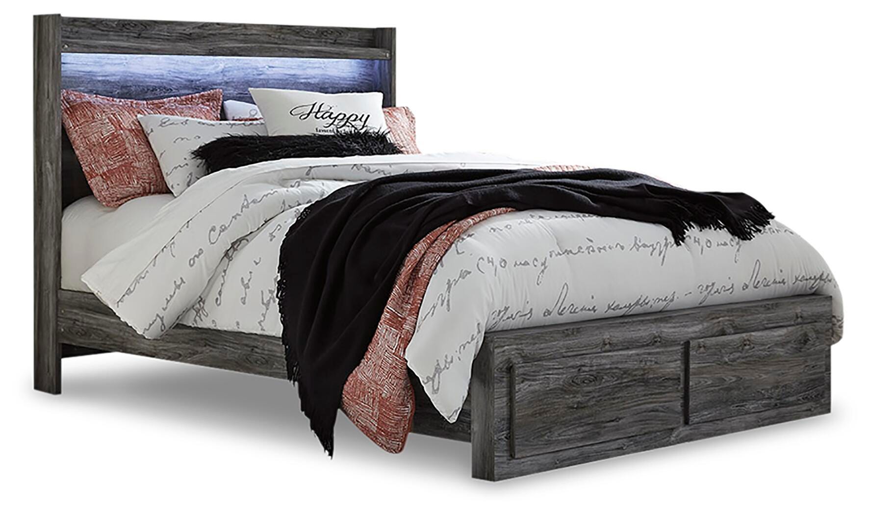 Baystorm Panel Storage Bed, Dresser and Chest