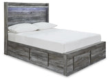 Baystorm Panel Storage Bed, Dresser and Mirror