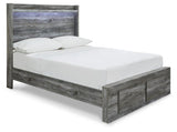 Baystorm Panel Bed with 4 Storage Drawers and Dresser