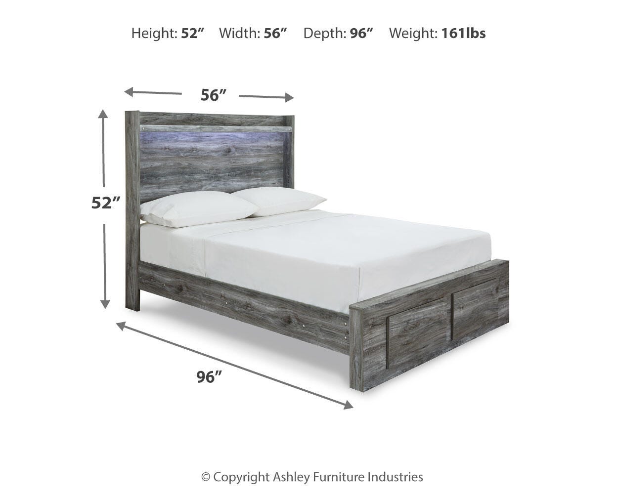 Baystorm Storage Bed, Dresser, Mirror and Nightstand