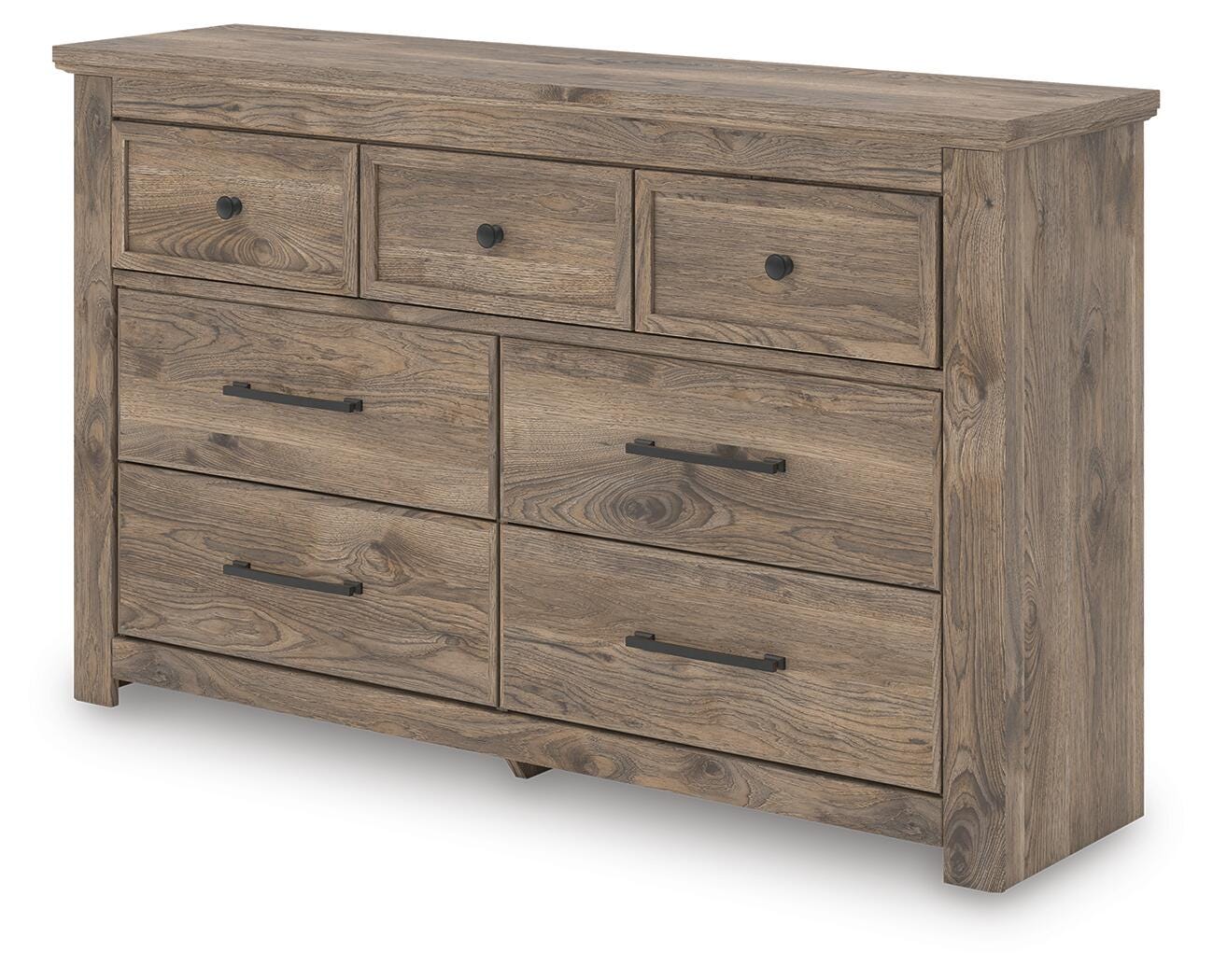 Rusticott Poster Bed with Dresser and Chest