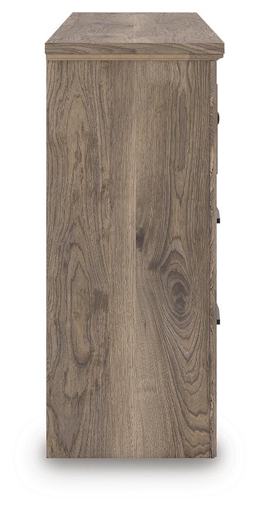 Rusticott Poster Bed, Dresser and Nightstand