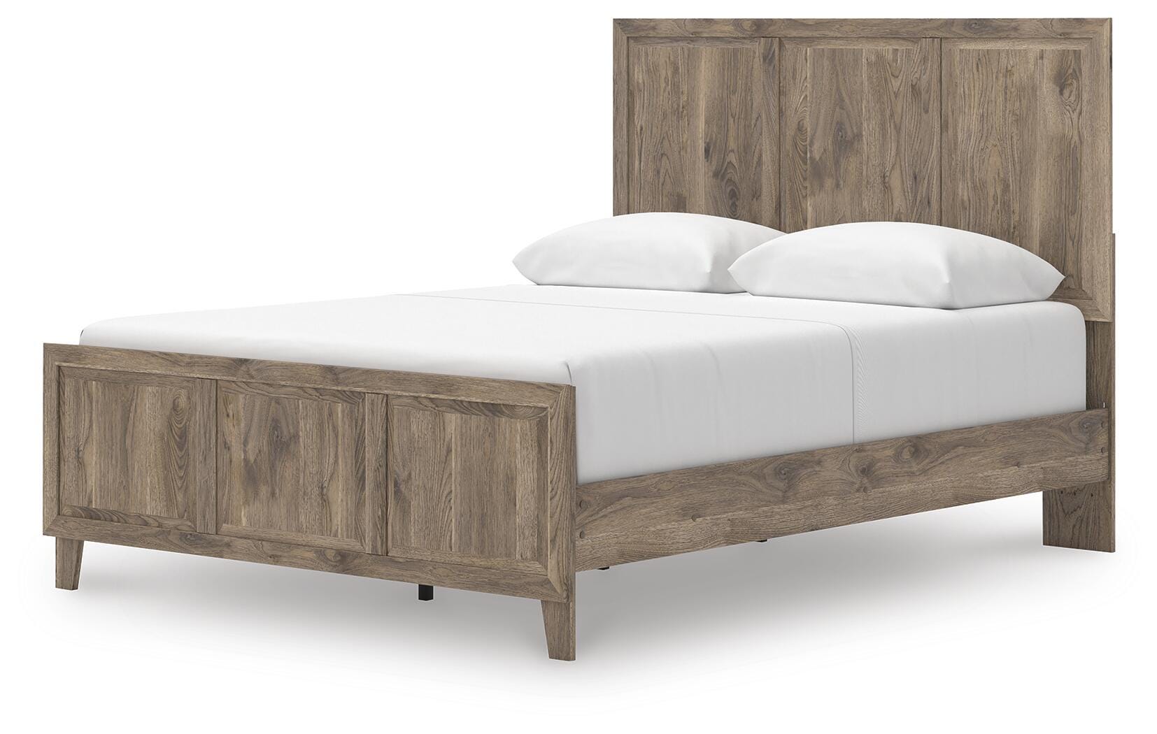 Rusticott Panel Bed, Dresser and Nightstand