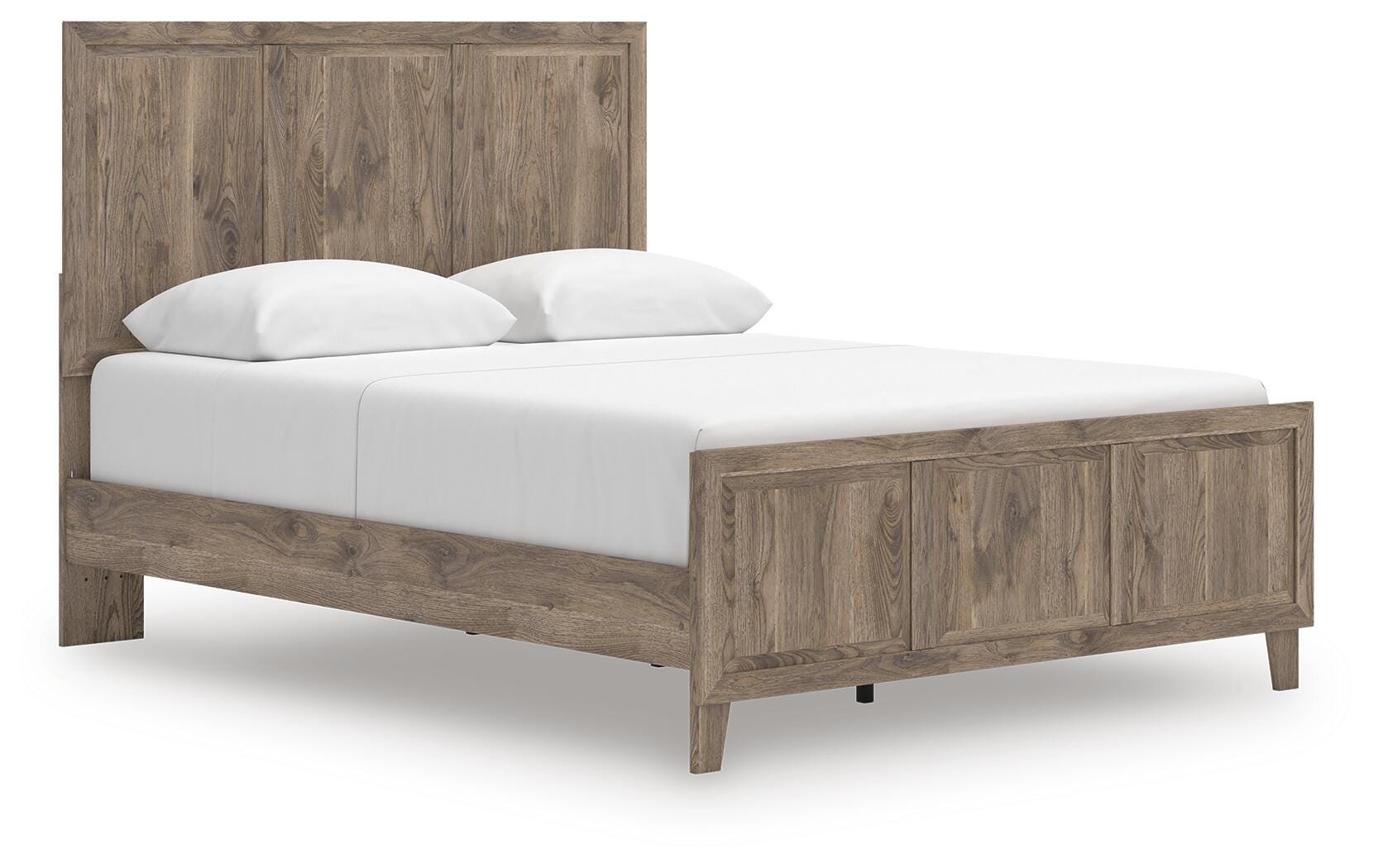 Rusticott Panel Bed, Dresser and Nightstand
